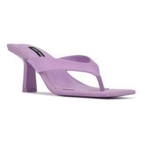 Nine West Nest Heeled Sandals in Dark Lilac